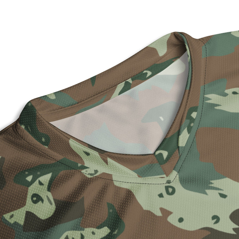 Chocolate Chip Soldier 2000 South African CAMO Unisex Sports Jersey