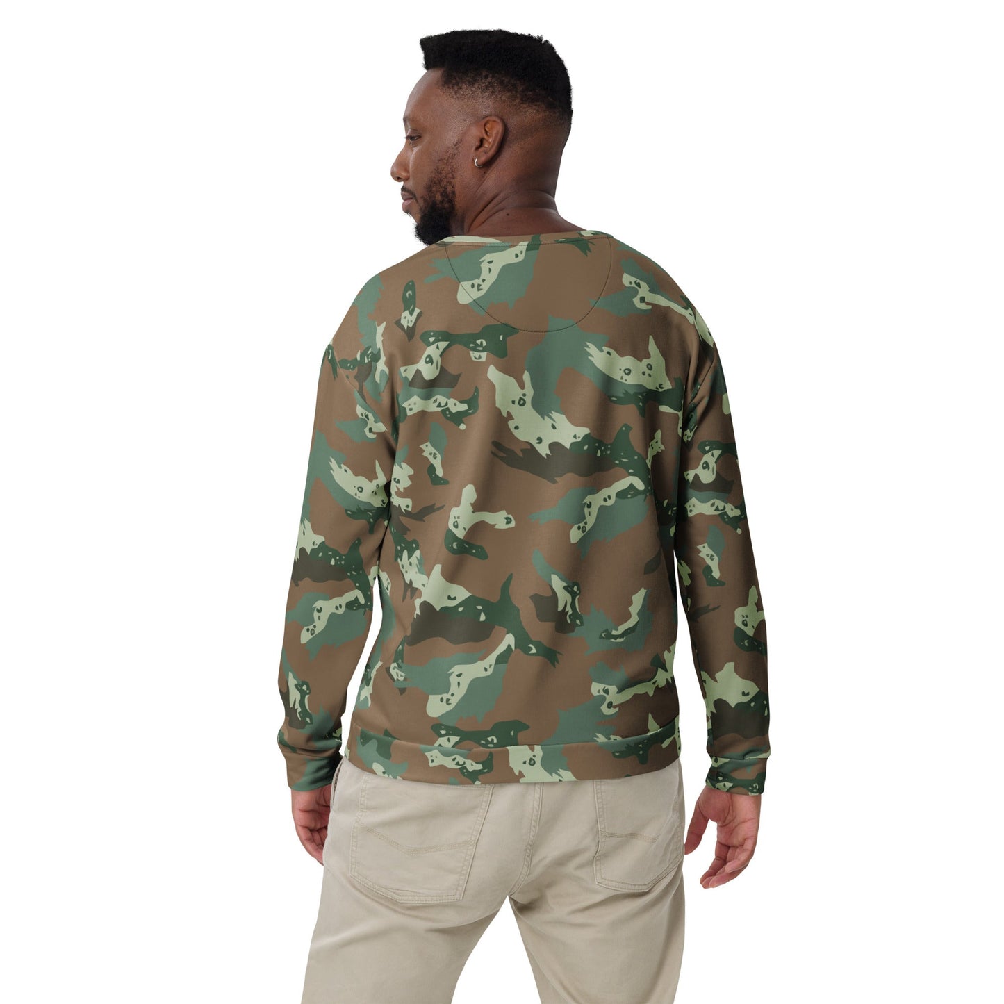 South African Chocolate Chip Soldier 2000 CAMO Unisex Sweatshirt - Sweatshirts
