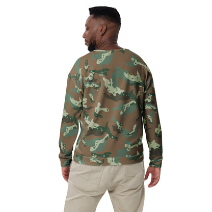 South African Chocolate Chip Soldier 2000 CAMO Unisex Sweatshirt - Sweatshirts