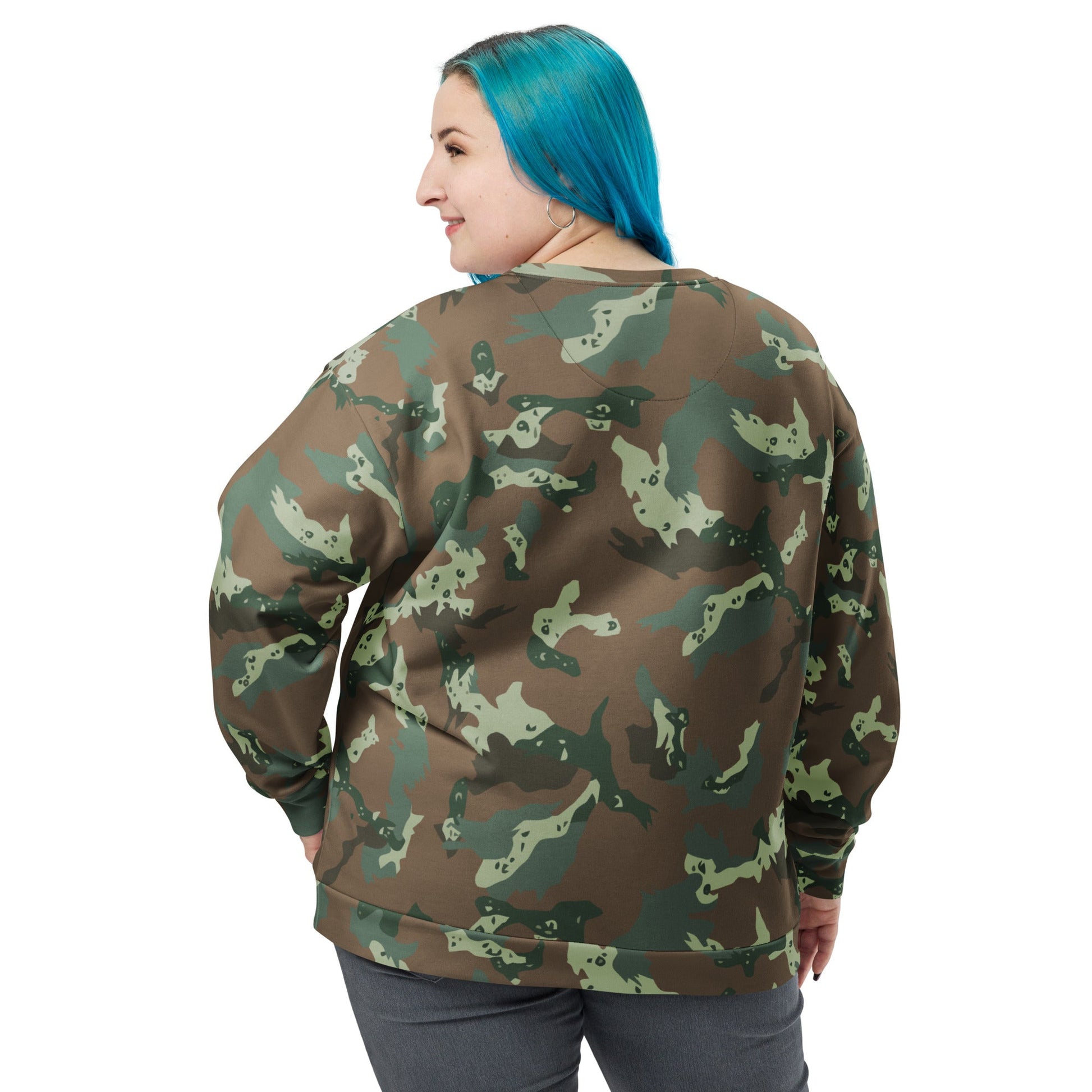 South African Chocolate Chip Soldier 2000 CAMO Unisex Sweatshirt - Sweatshirts