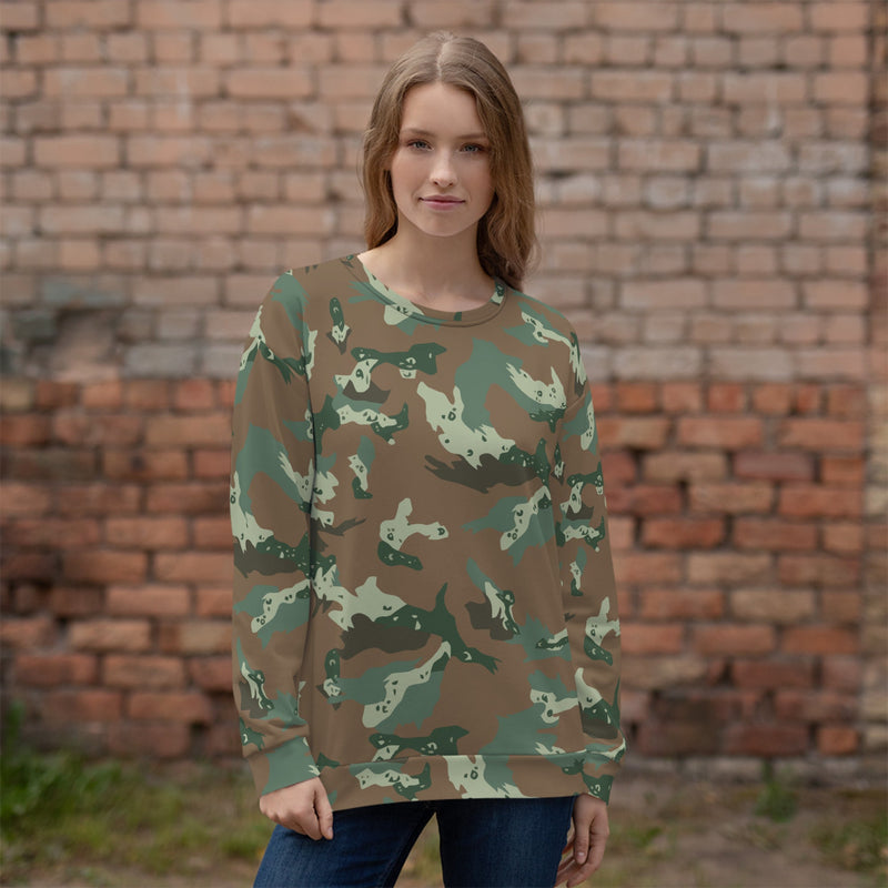 Chocolate Chip Soldier 2000 South African CAMO Unisex Sweatshirt