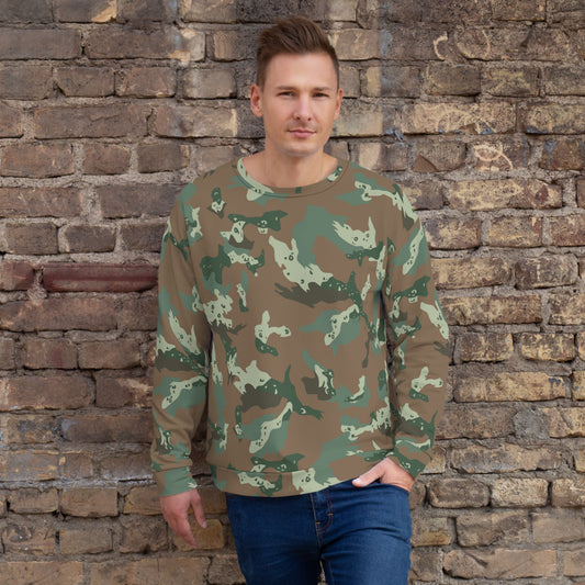 South African Chocolate Chip Soldier 2000 CAMO Unisex Sweatshirt - XS - Sweatshirts
