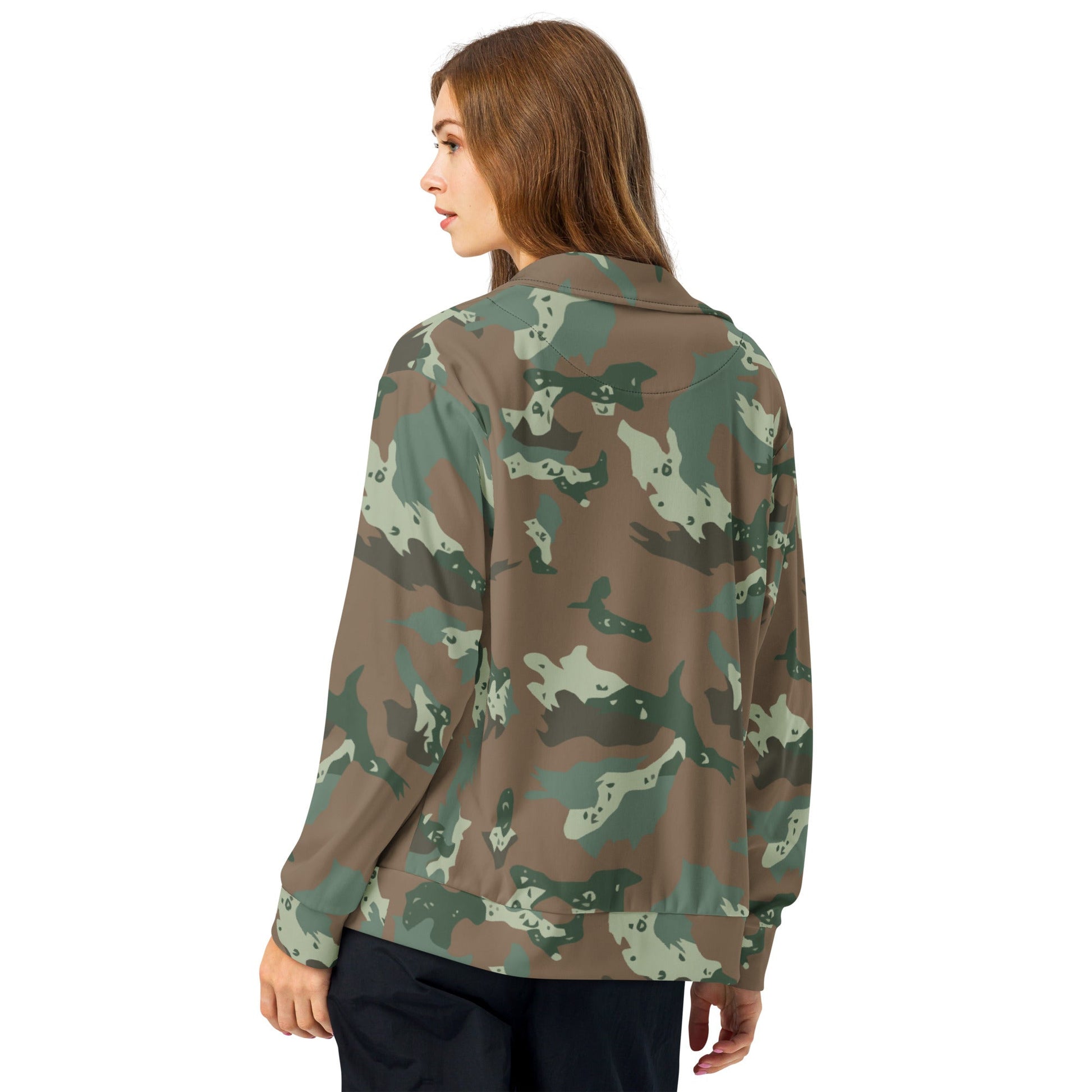 South African Chocolate Chip Soldier 2000 CAMO Unisex track jacket - Track Jackets