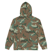 Chocolate Chip Soldier 2000 South African CAMO Unisex Zip Hoodie