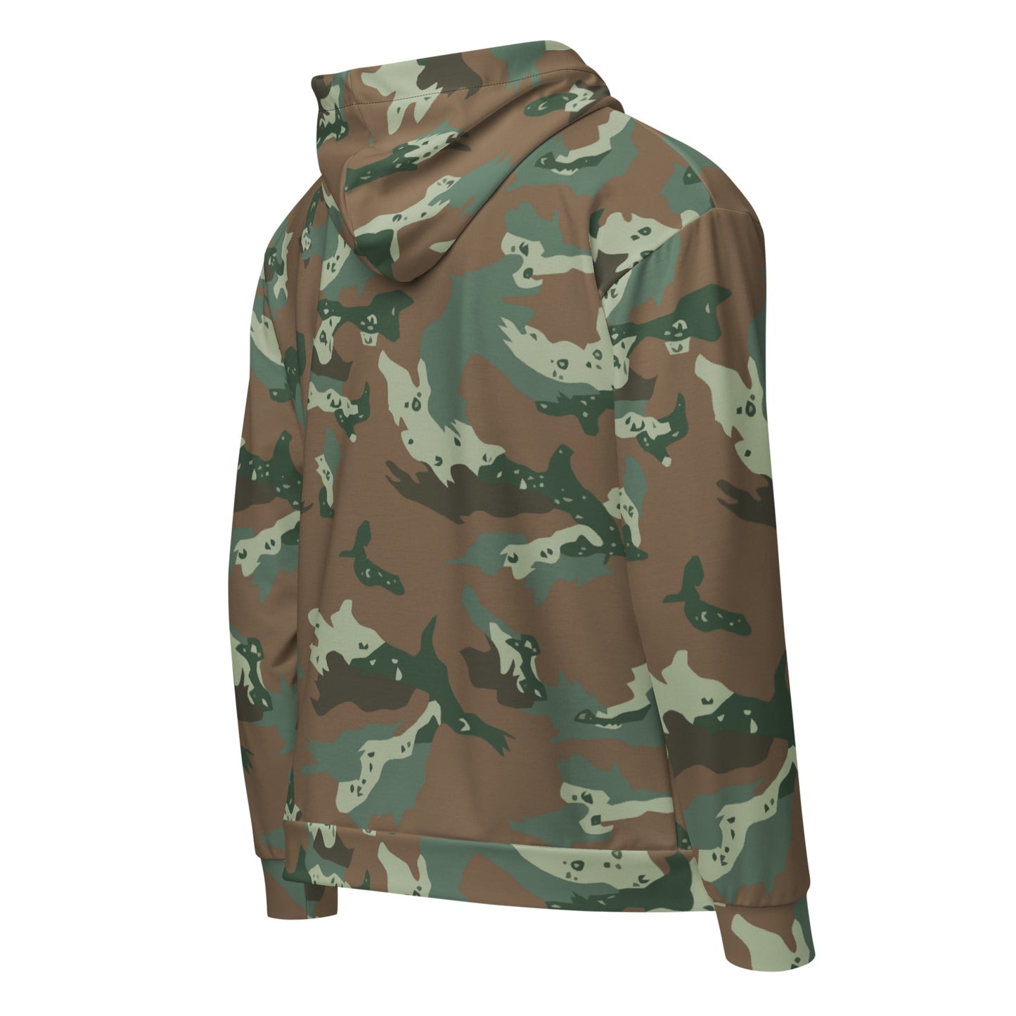 South African Chocolate Chip Soldier 2000 CAMO Unisex zip hoodie - Zip Hoodies