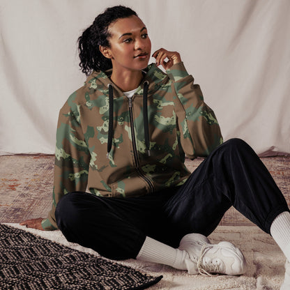 South African Chocolate Chip Soldier 2000 CAMO Unisex zip hoodie - Zip Hoodies