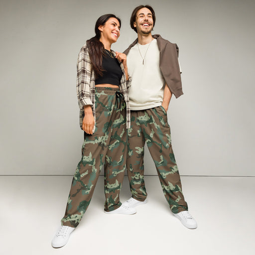 Chocolate Chip Soldier 2000 South African CAMO Unisex Wide-Leg Joggers - 2XS