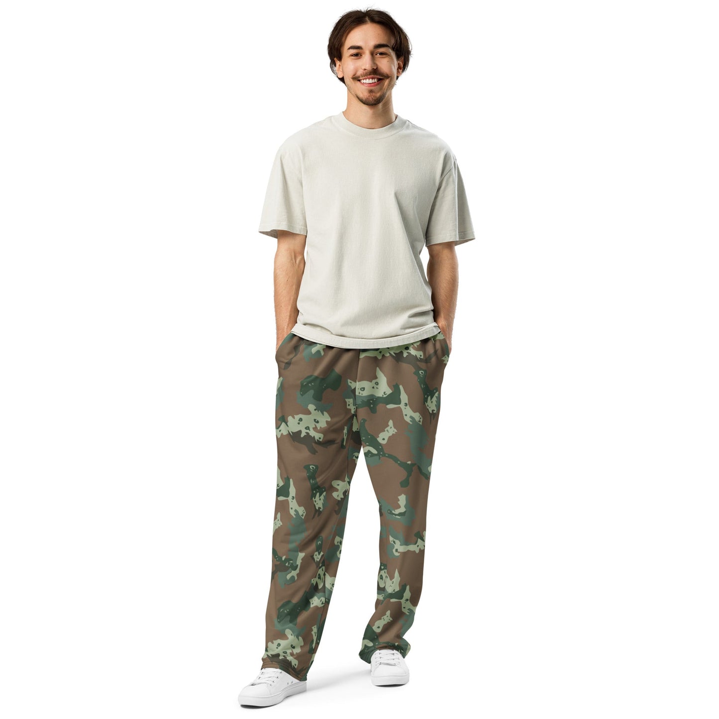 South African Chocolate Chip Soldier 2000 CAMO Wide-leg joggers - Joggers