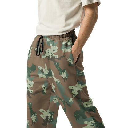 South African Chocolate Chip Soldier 2000 CAMO Wide-leg joggers - Joggers