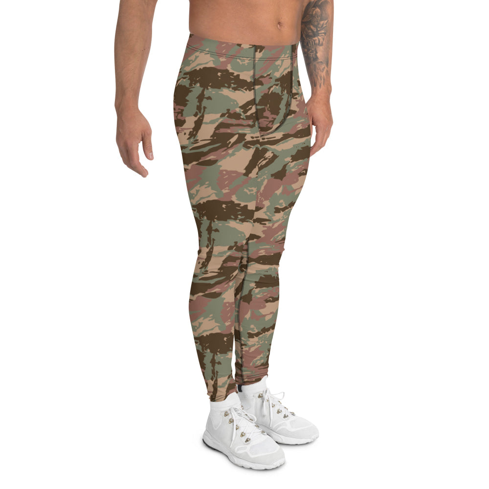 South African Defense Force (SADF) 32 Battalion Dry Season CAMO Men’s Leggings - Mens