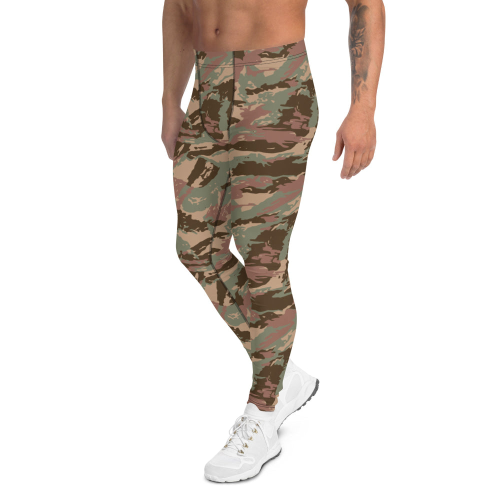 South African Defense Force (SADF) 32 Battalion Dry Season CAMO Men’s Leggings - Mens