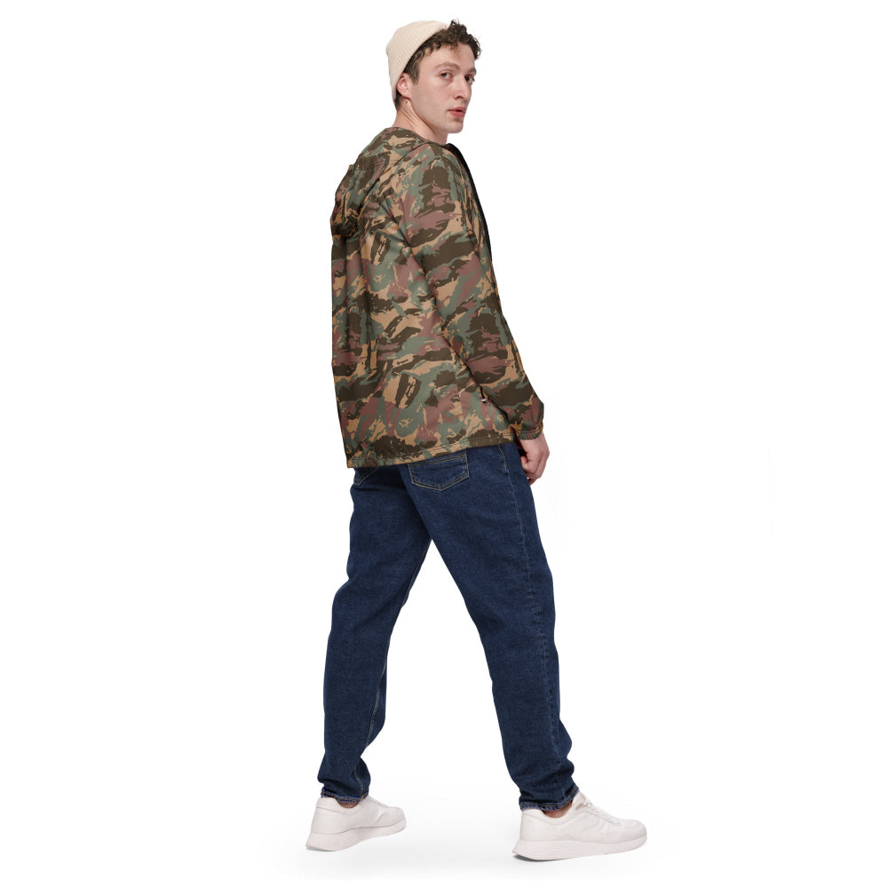 South African Defense Force (SADF) 32 Battalion Dry Season CAMO Men’s windbreaker - Mens Windbreaker