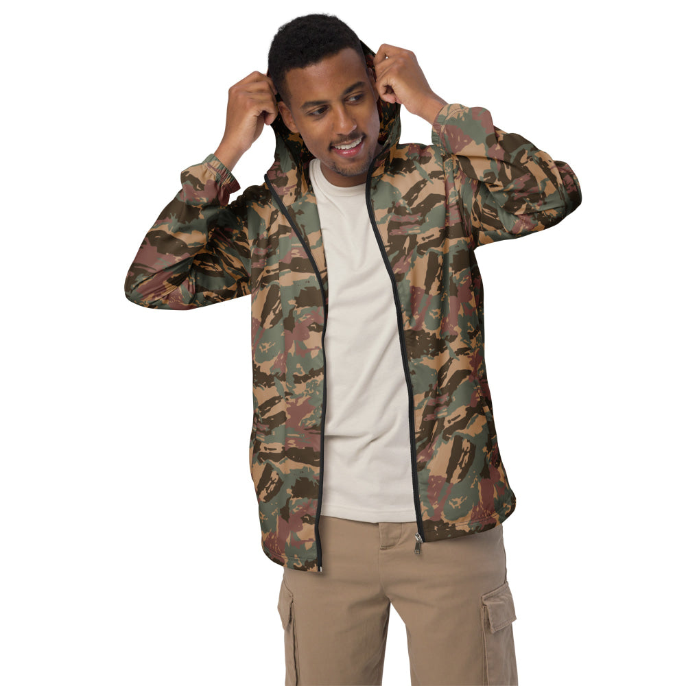 South African Defense Force (SADF) 32 Battalion Dry Season CAMO Men’s windbreaker - Mens Windbreaker