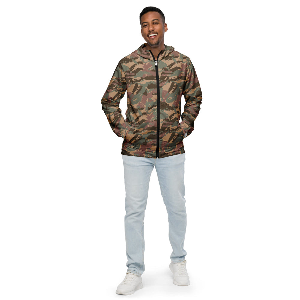 South African Defense Force (SADF) 32 Battalion Dry Season CAMO Men’s windbreaker - Mens Windbreaker