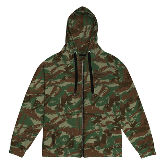 South African Defense Force (SADF) 32 Battalion Wet Season CAMO Unisex zip hoodie - Zip Hoodie