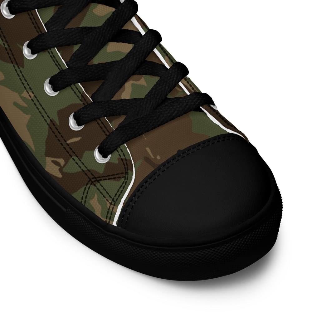 South African Defense Force (SADF) 32 Battalion Winter CAMO Men’s high top canvas shoes - Mens