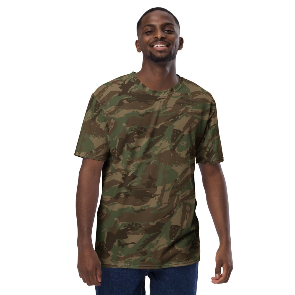 South African Defense Force (SADF) 32 Battalion Winter CAMO Men’s t - shirt - Mens
