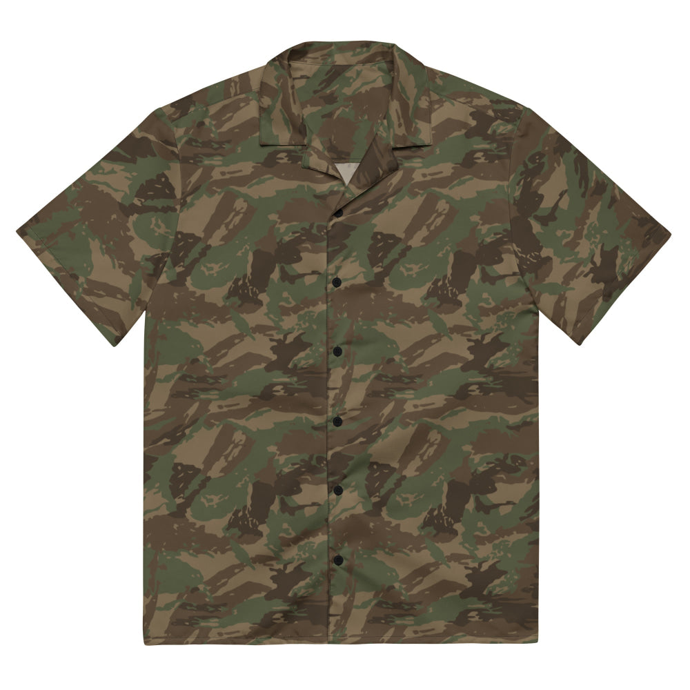 South African Defense Force (SADF) 32 Battalion Winter CAMO Unisex button shirt - 2XS - Button Shirt