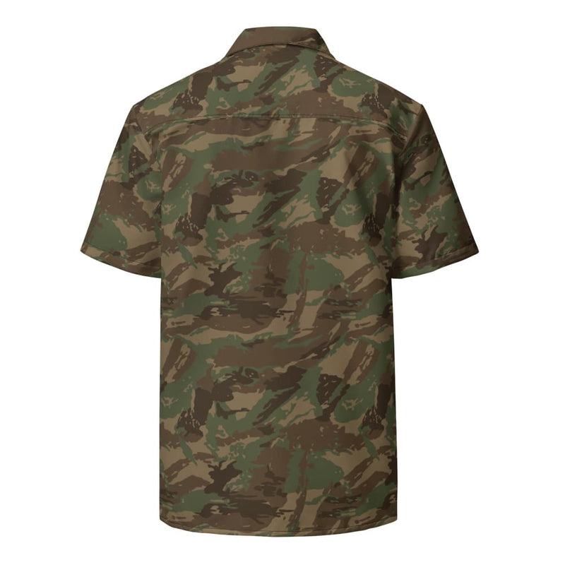 South African Defense Force (SADF) 32 Battalion Winter CAMO Unisex button shirt