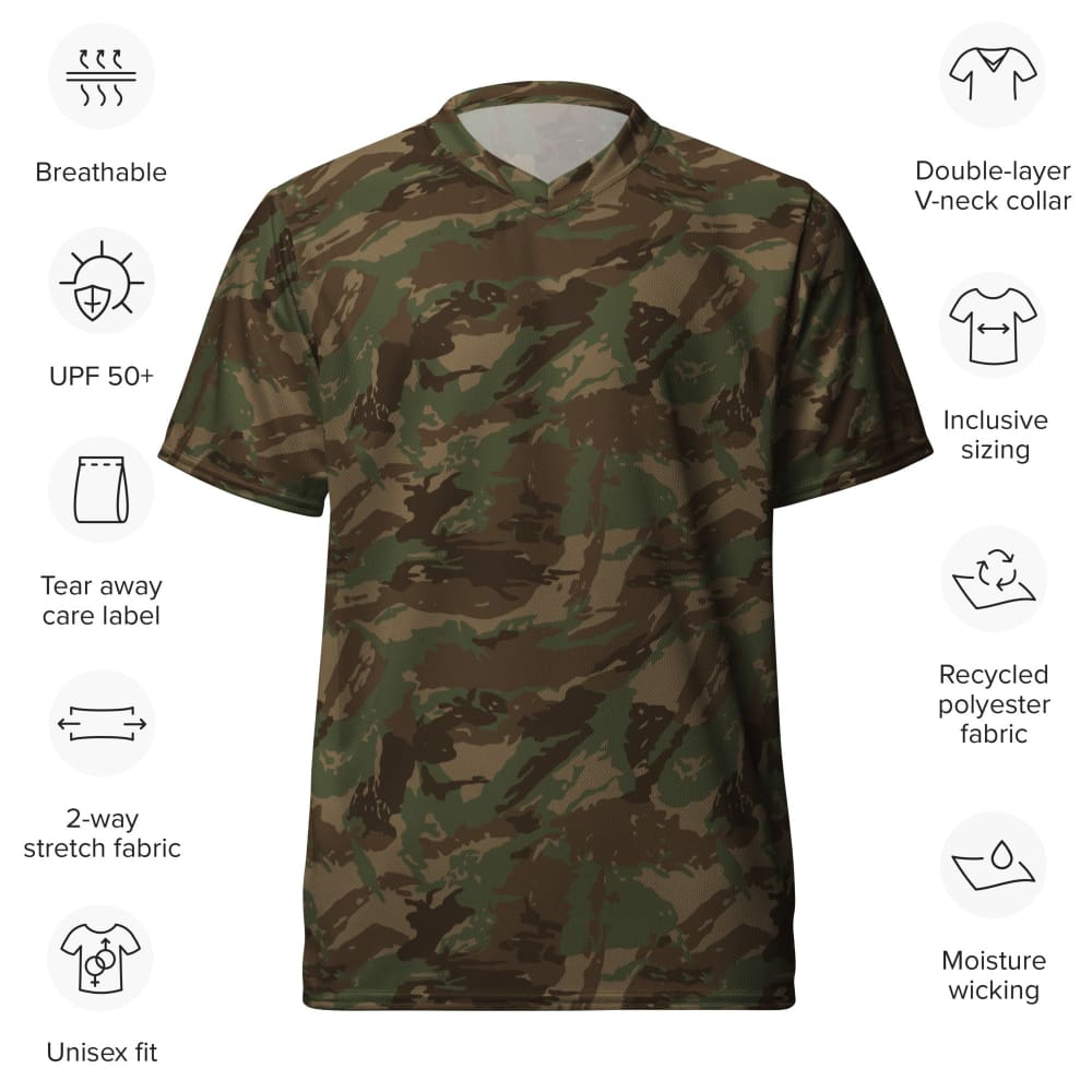 South African Defense Force (SADF) 32 Battalion Winter CAMO unisex sports jersey