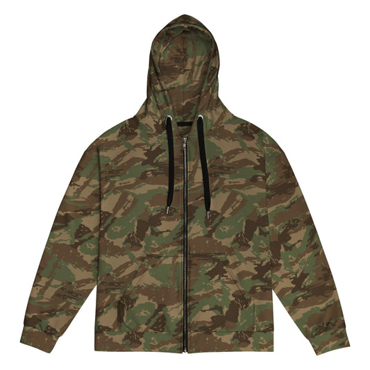 South African Defense Force (SADF) 32 Battalion Winter CAMO Unisex zip hoodie - Zip Hoodie