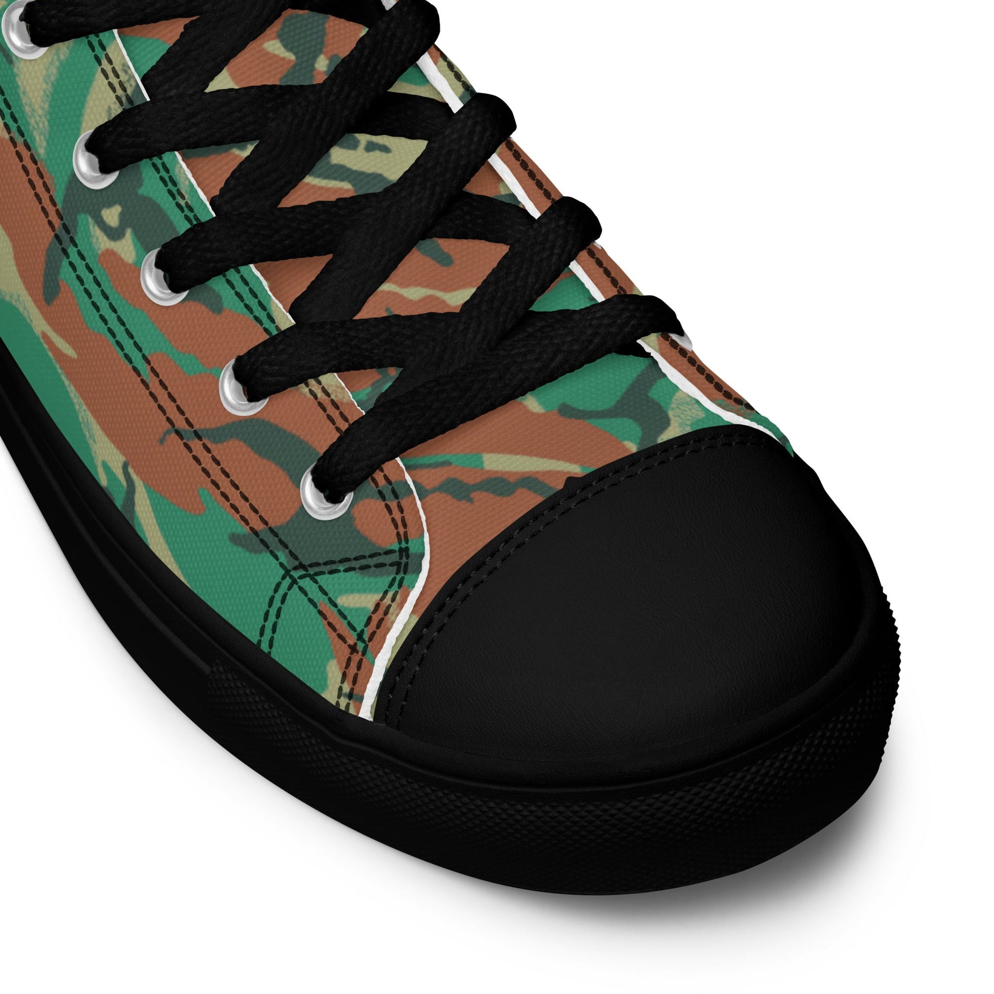 South African DPM Special Forces CAMO Mens high top canvas shoes - High Top Canvas Shoes