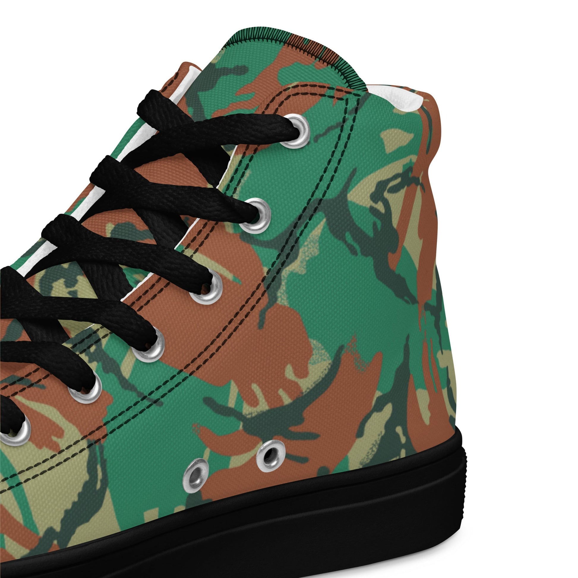 South African DPM Special Forces CAMO Mens high top canvas shoes - High Top Canvas Shoes
