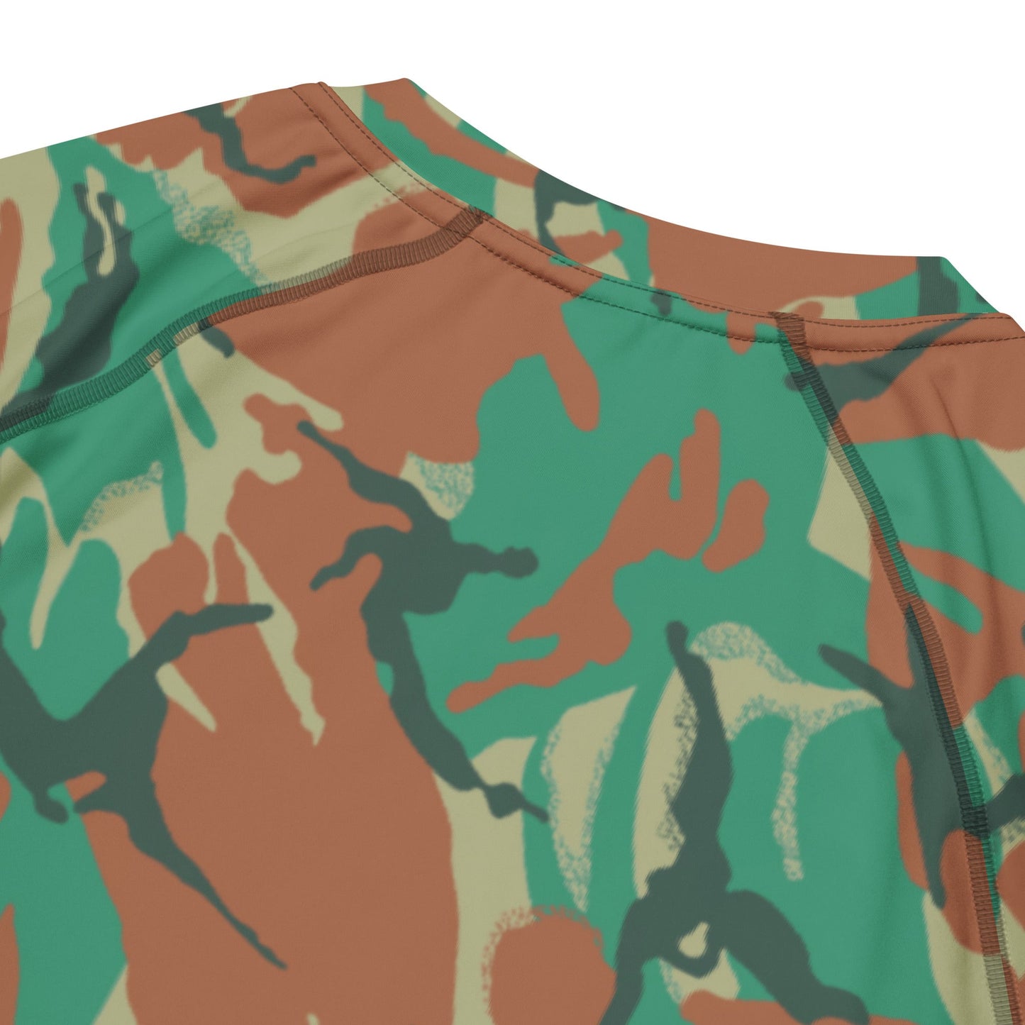 South African DPM Special Forces CAMO Mens Short-Sleeve Rash Guard - Short-sleeve Guards