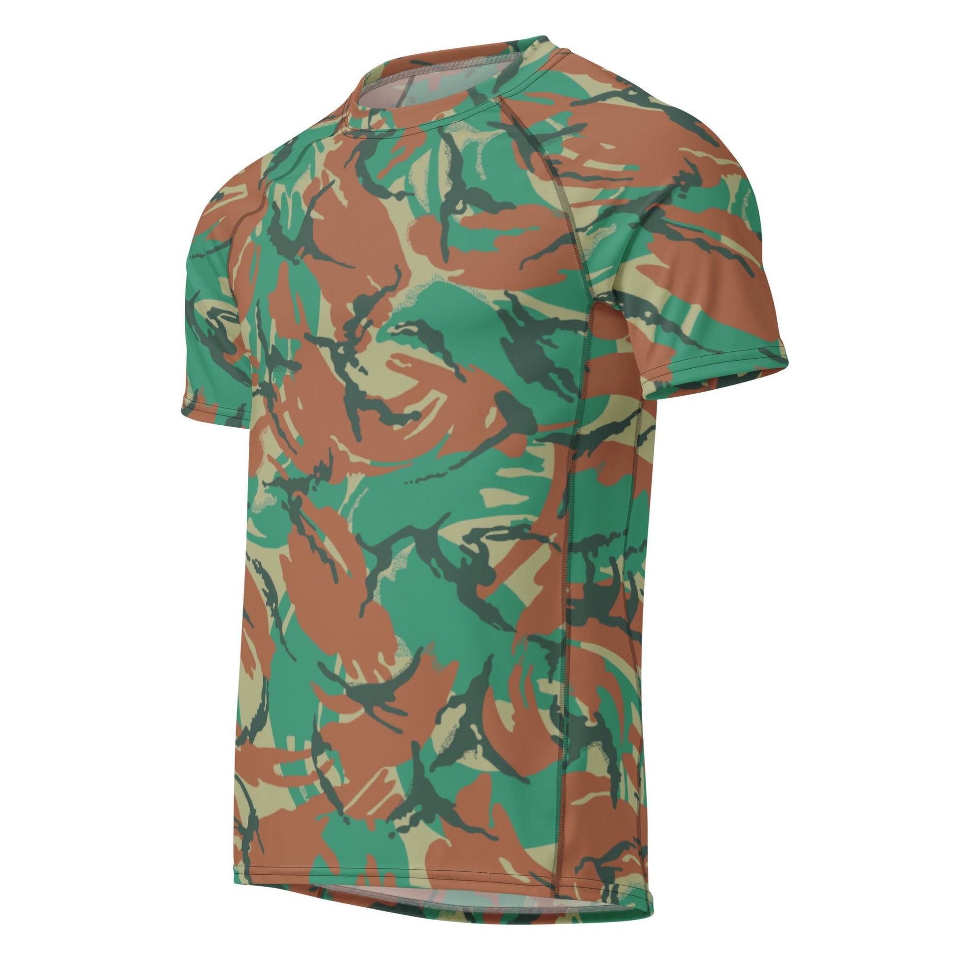 South African DPM Special Forces CAMO Mens Short-Sleeve Rash Guard - Short-sleeve Guards