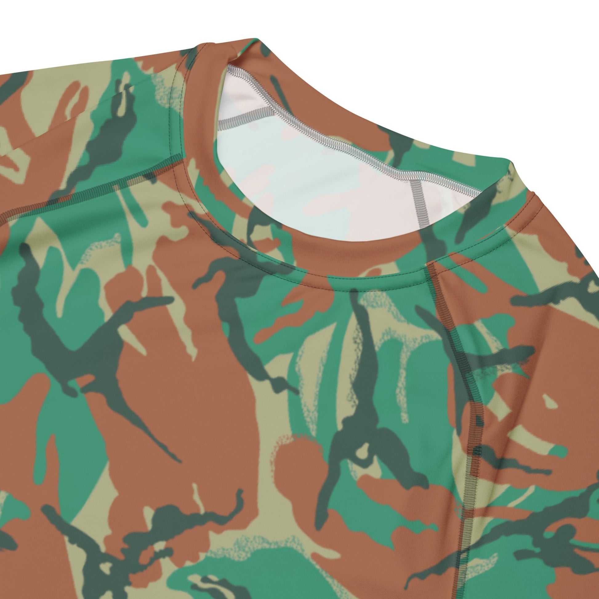 South African DPM Special Forces CAMO Mens Short-Sleeve Rash Guard - Short-sleeve Guards