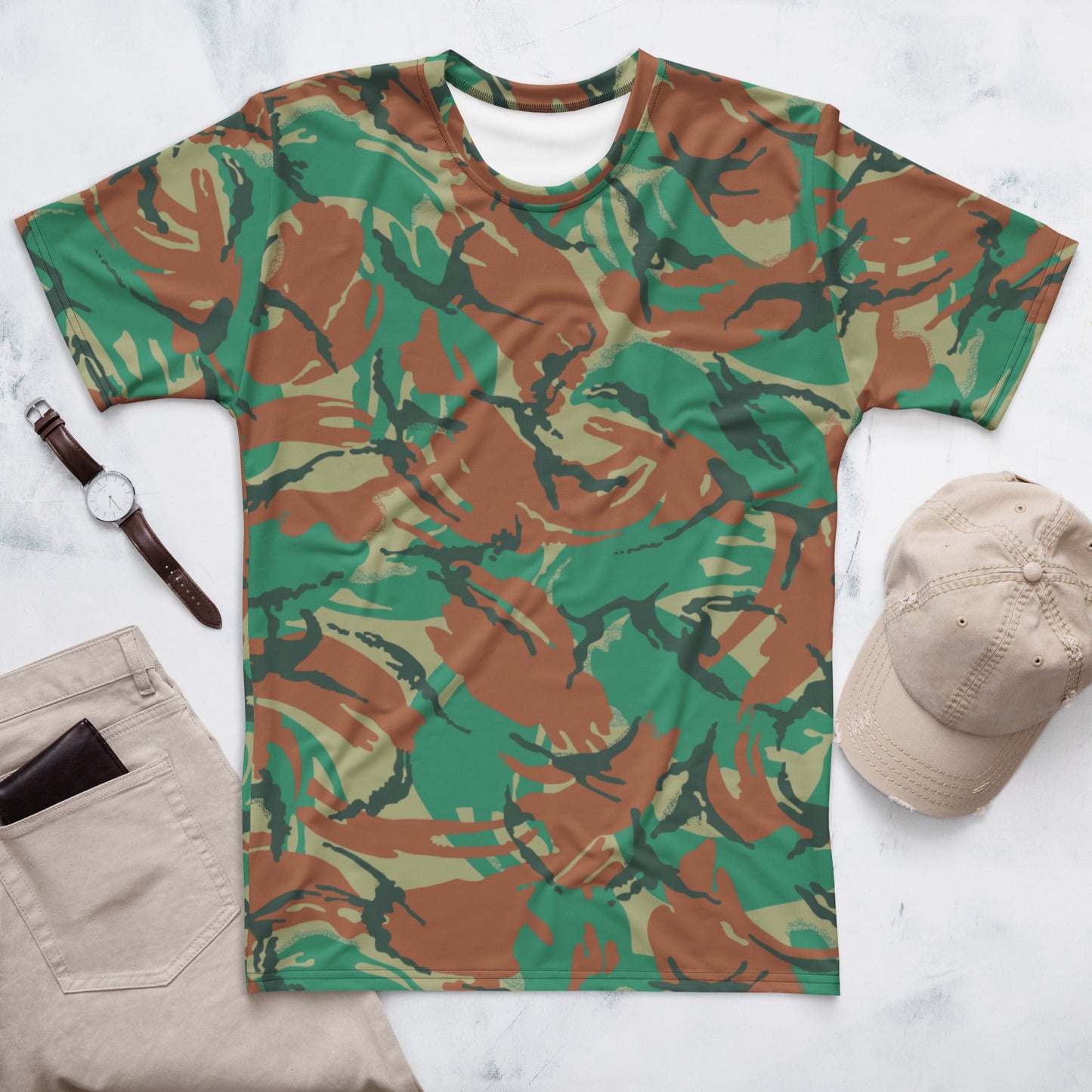 South African DPM Special Forces CAMO Mens t-shirt - XS - T-Shirts
