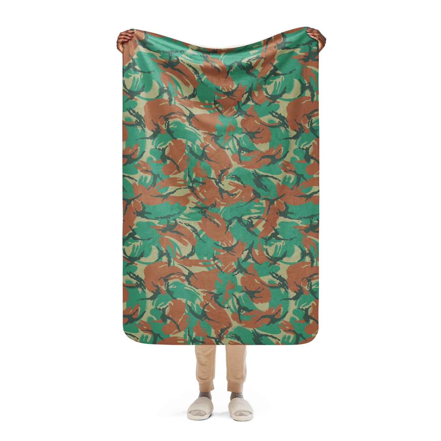 South African DPM Special Forces CAMO Sherpa blanket - 37″×57″ - Blankets