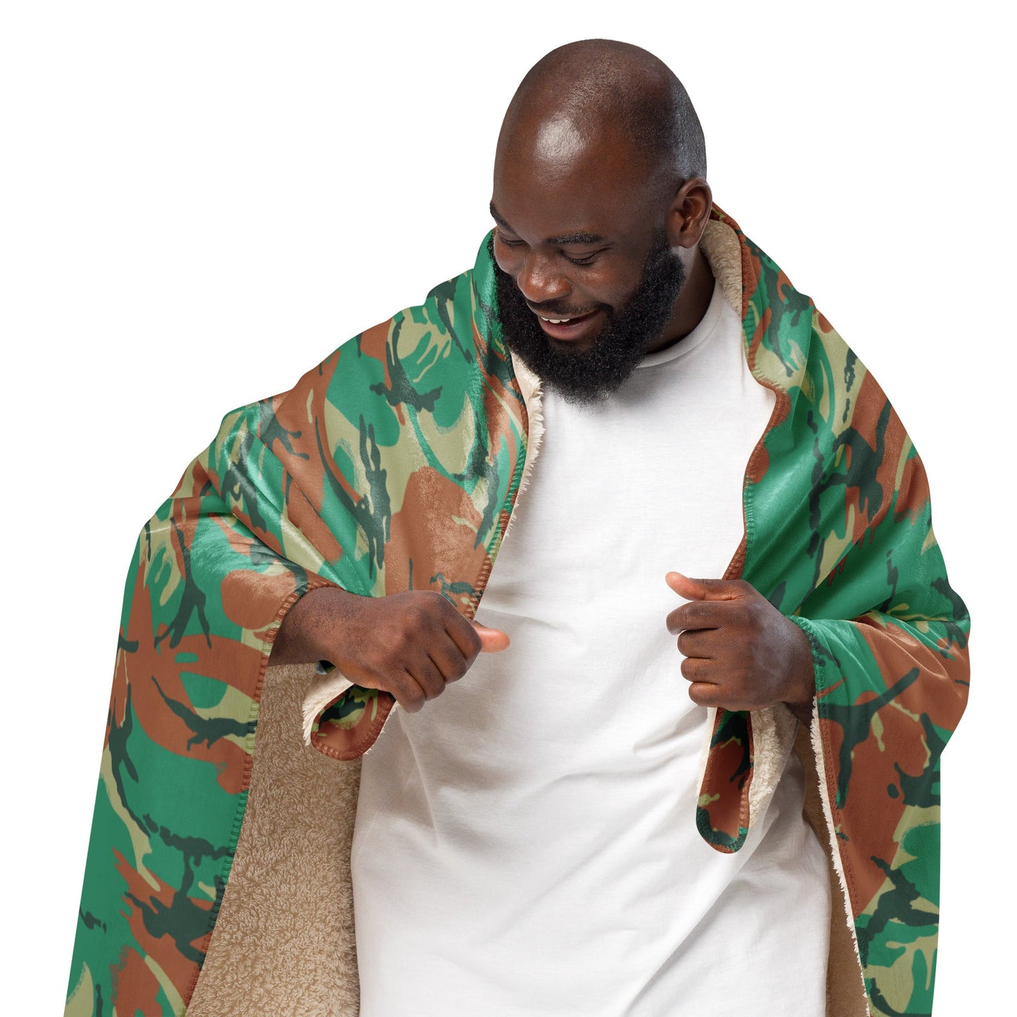 South African DPM Special Forces CAMO Sherpa blanket - Blankets