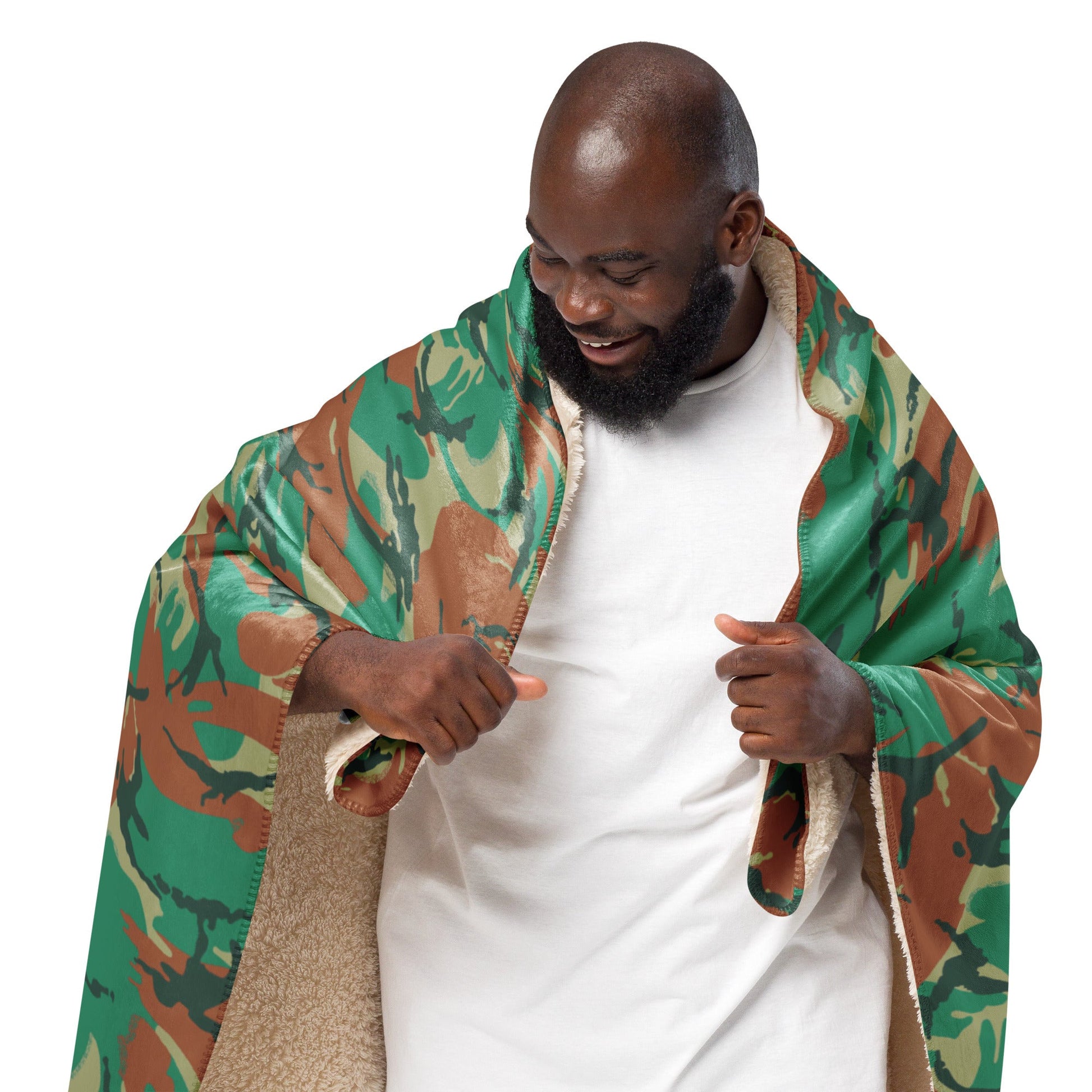 South African DPM Special Forces CAMO Sherpa blanket - Blankets