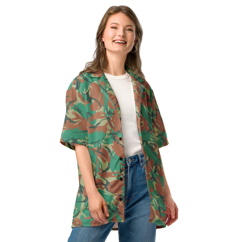DPM South African Special Forces CAMO Unisex Short-Sleeve Button Shirt - Button-Up