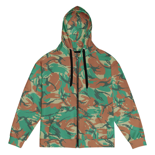 South African DPM Special Forces CAMO Unisex zip hoodie - 2XS - Zip Hoodies