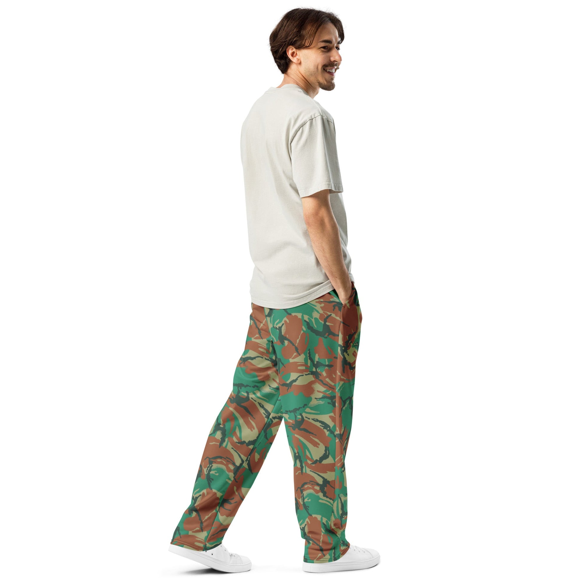 South African DPM Special Forces CAMO Wide-leg joggers - Joggers