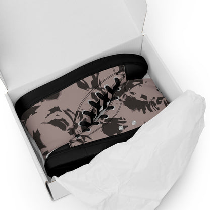 South African DPM Special Police CAMO Mens high top canvas shoes - High Top Canvas Shoes