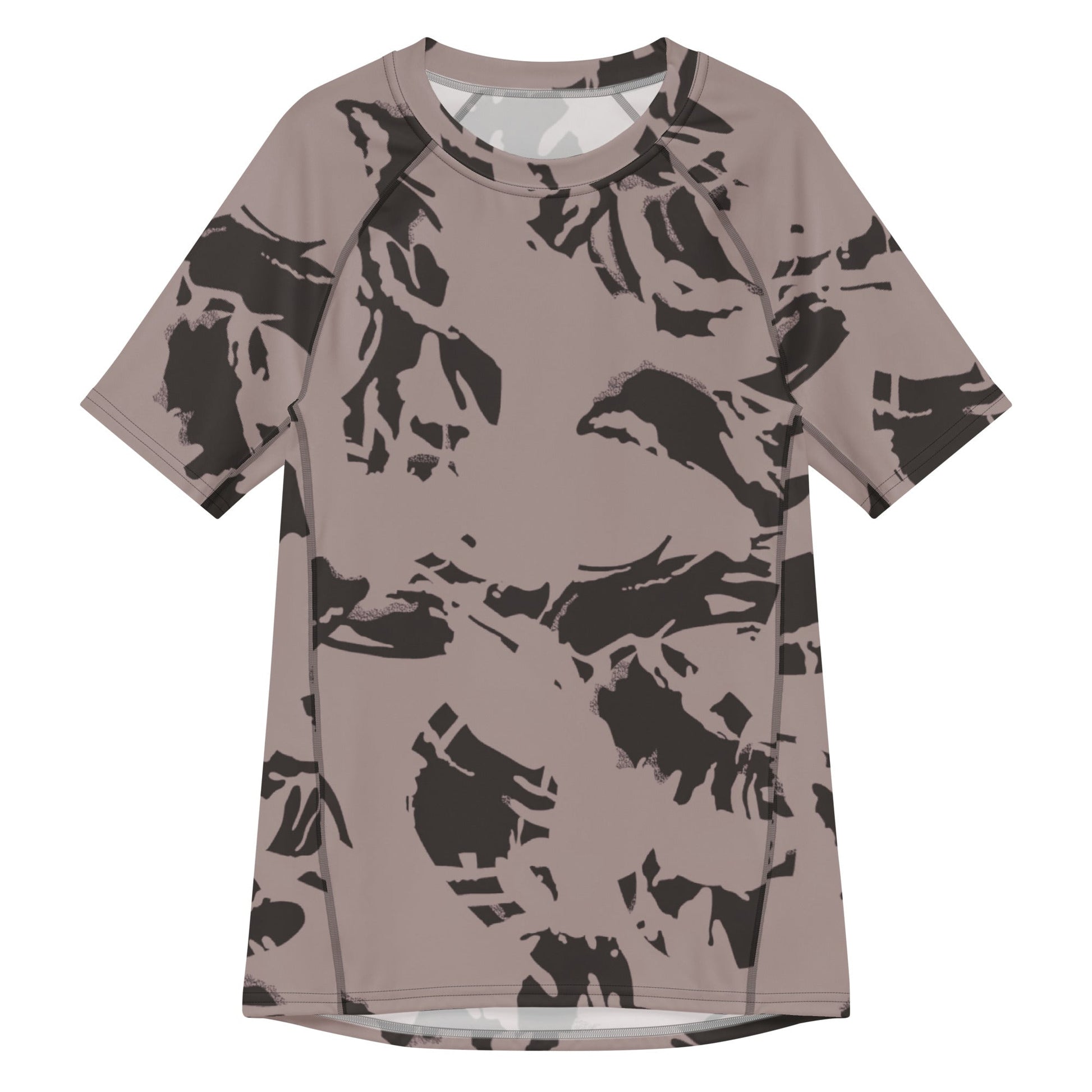 South African DPM Special Police CAMO Mens Short-Sleeve Rash Guard - 2XS - Short-sleeve Guards