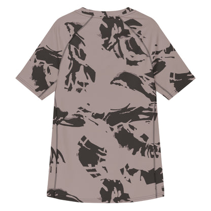 South African DPM Special Police CAMO Mens Short-Sleeve Rash Guard - Short-sleeve Guards