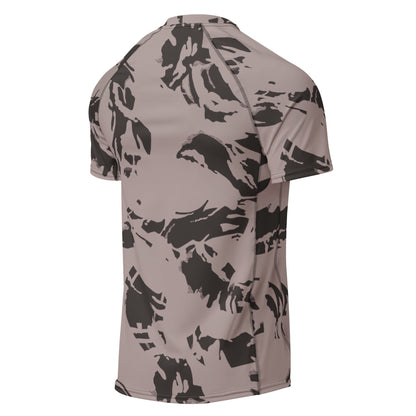South African DPM Special Police CAMO Mens Short-Sleeve Rash Guard - Short-sleeve Guards