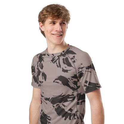 South African DPM Special Police CAMO Mens Short-Sleeve Rash Guard - Short-sleeve Guards