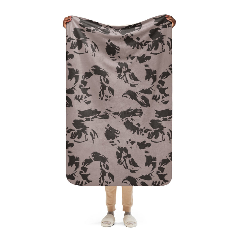 DPM South African Special Police CAMO Sherpa Blanket - 37″×57″