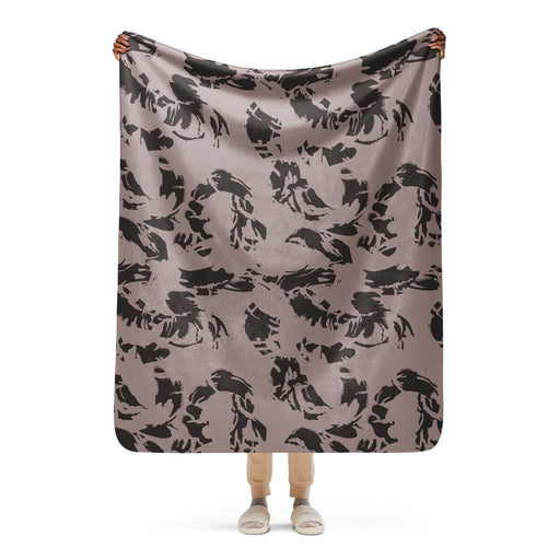 DPM South African Special Police CAMO Sherpa Blanket - 50″×60″