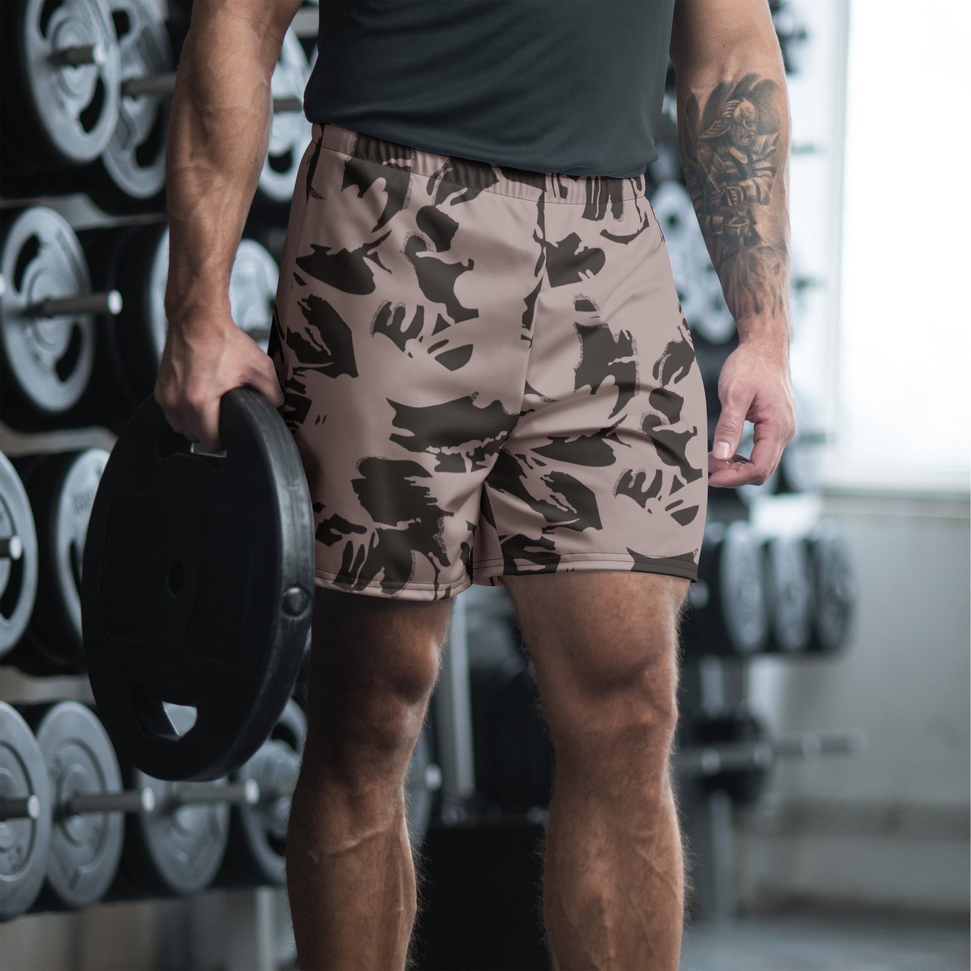 South African DPM Special Police CAMO Unisex Athletic Long Shorts - 2XS