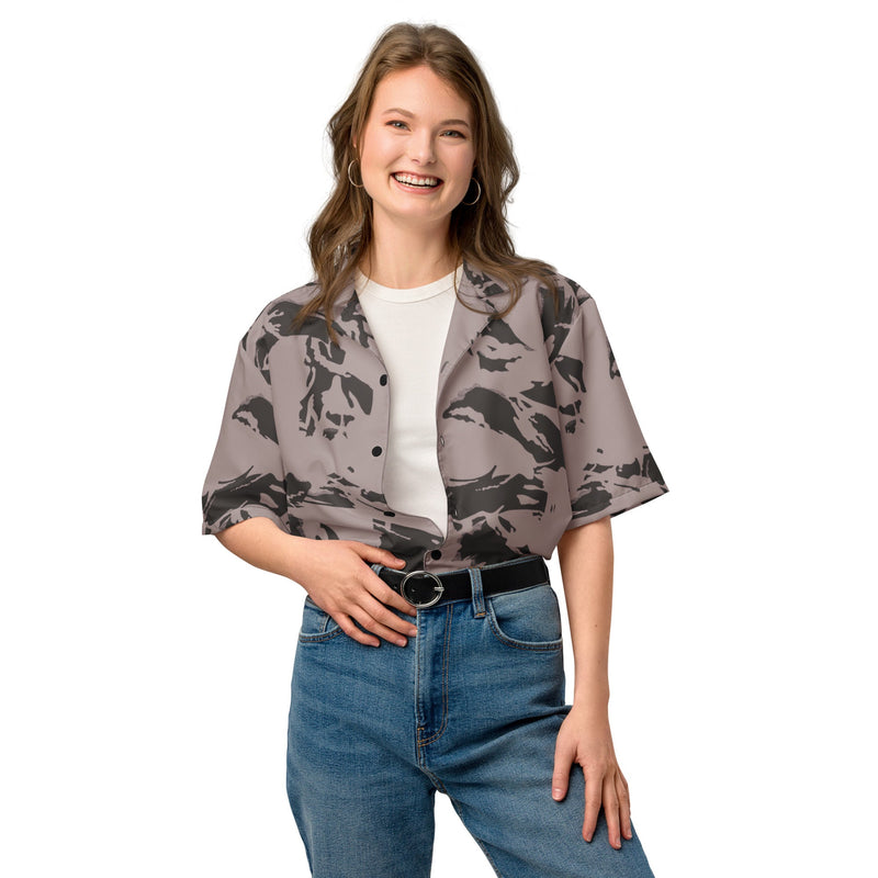 DPM South African Special Police CAMO Unisex Short-Sleeve Button Shirt - Button-Up