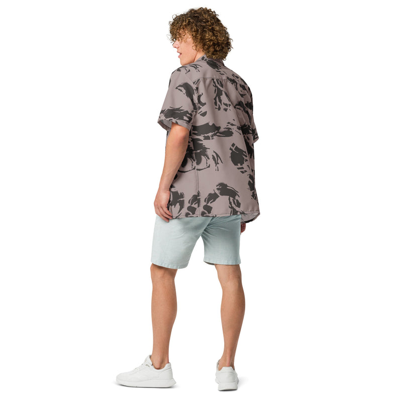 DPM South African Special Police CAMO Unisex Short-Sleeve Button Shirt - Button-Up