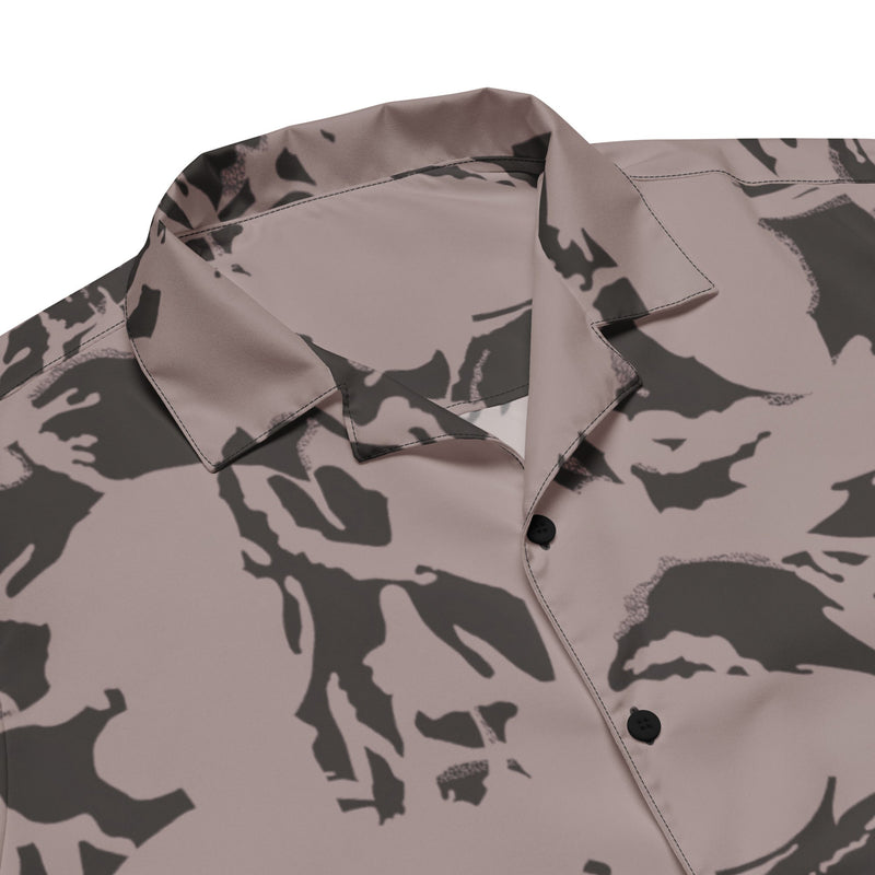 DPM South African Special Police CAMO Unisex Short-Sleeve Button Shirt - Button-Up