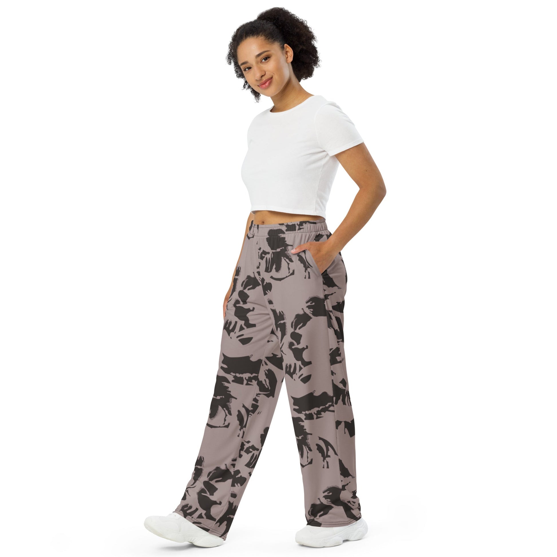 South African DPM Special Police CAMO unisex wide-leg pants - Wide-leg Pants