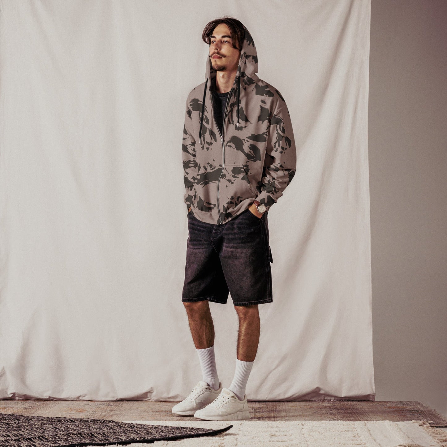 South African DPM Special Police CAMO Unisex zip hoodie - Zip Hoodies